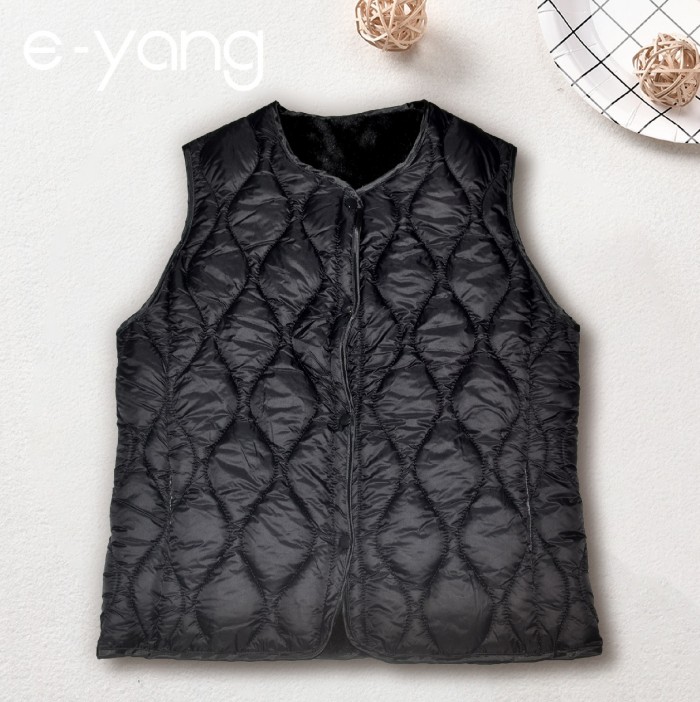 Black cotton vest